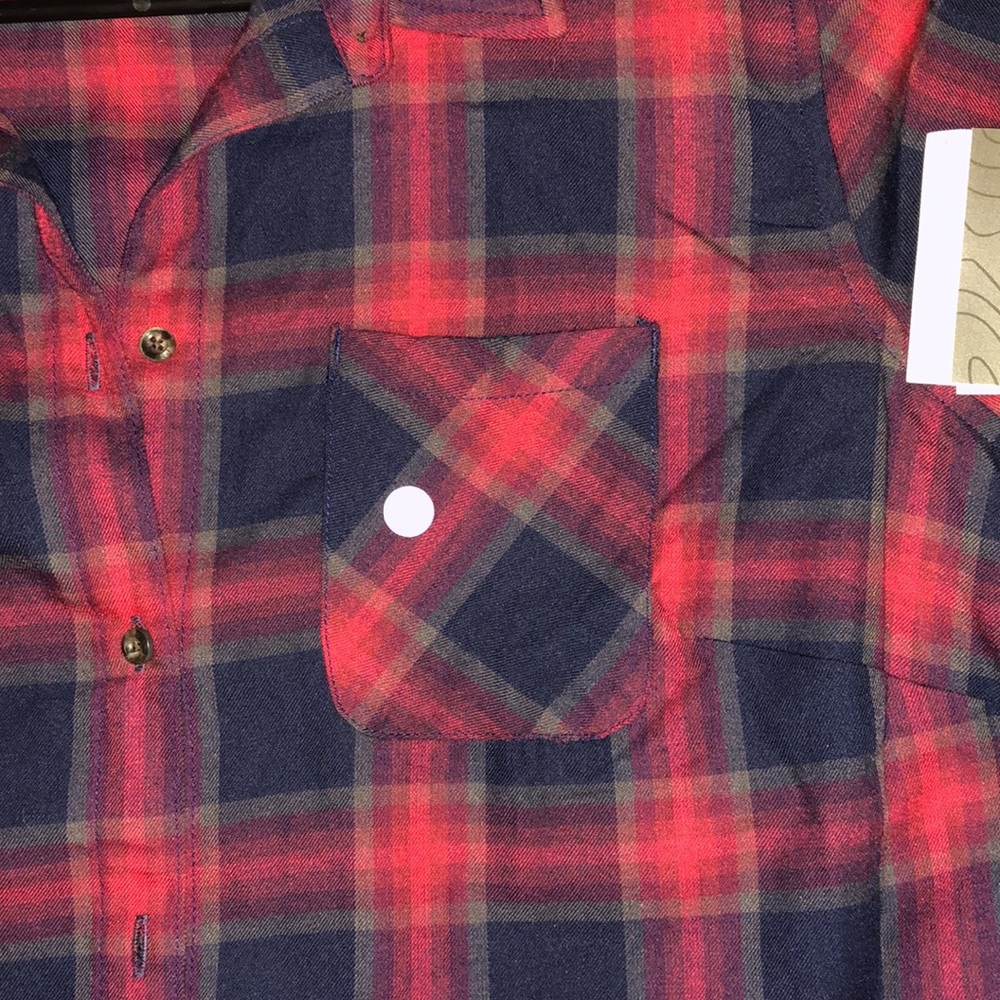NWT Eddie Bauer Plaid Blouse - Picture 4 of 7